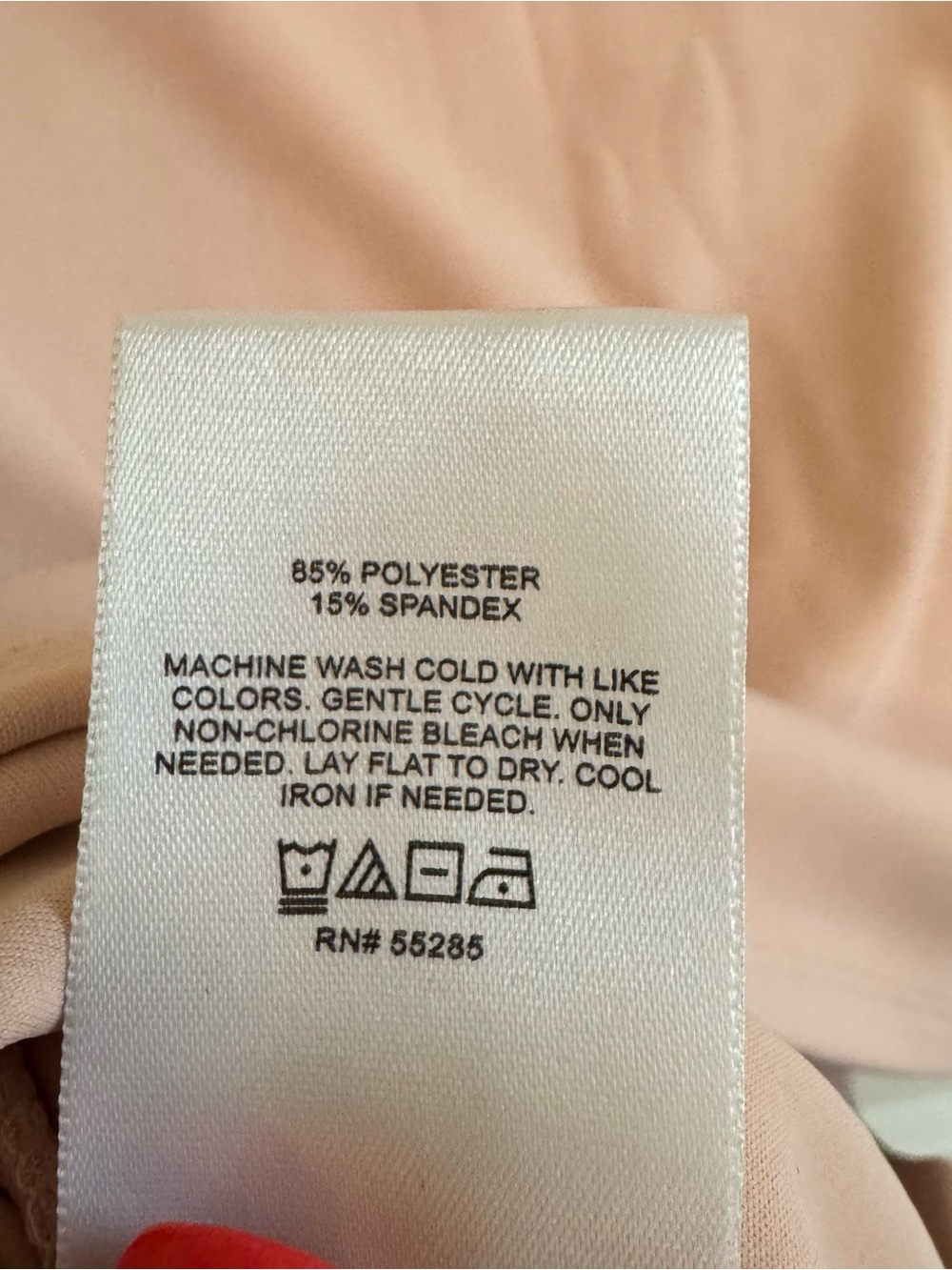 Express Blush Cropped Pink Sleeveless Tank Top - Picture 4 of 4